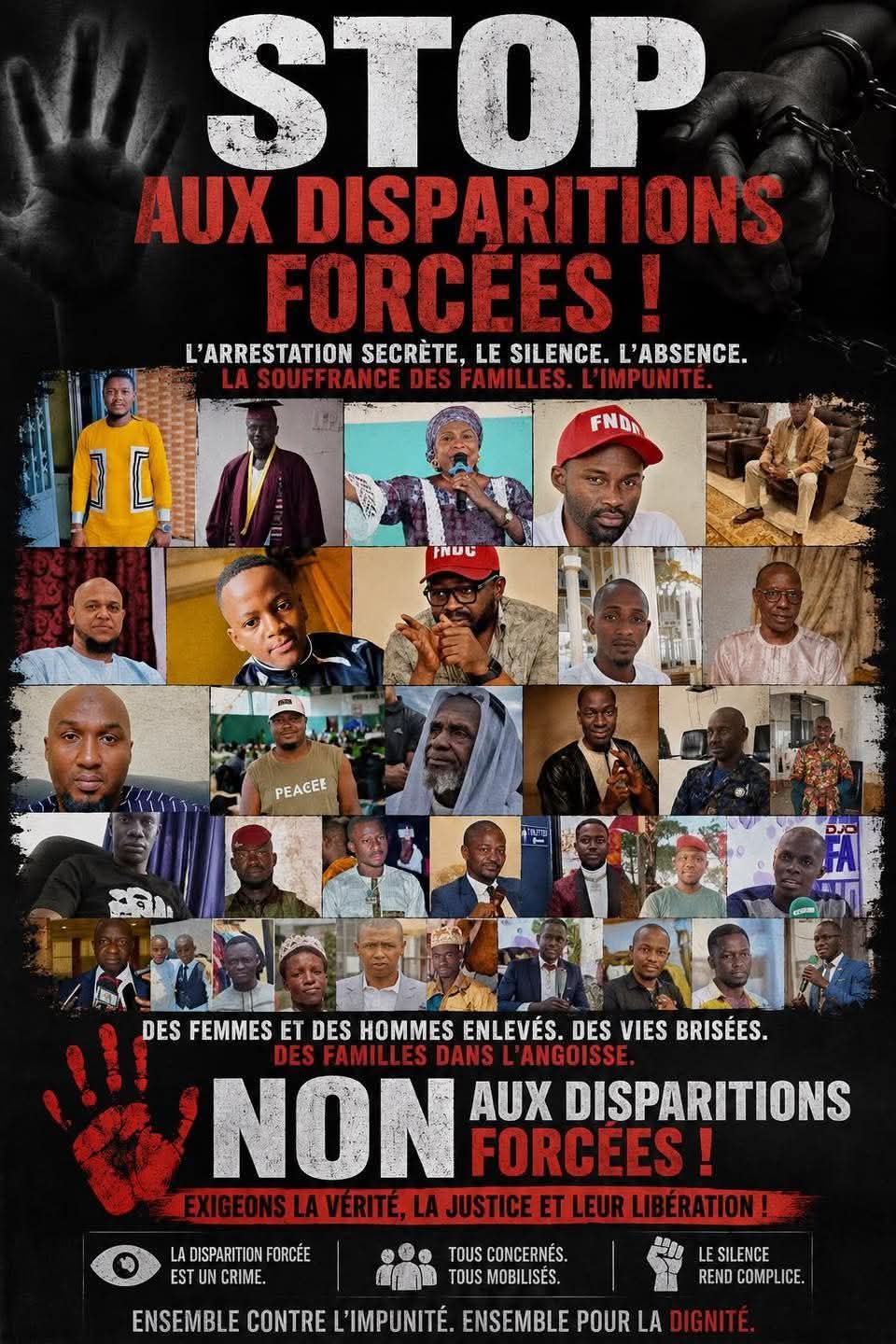 Disparitions forcées en Guinée : le FNDC publie la liste de 24 responsables et transmet aux organisations et juridictions internationales 

