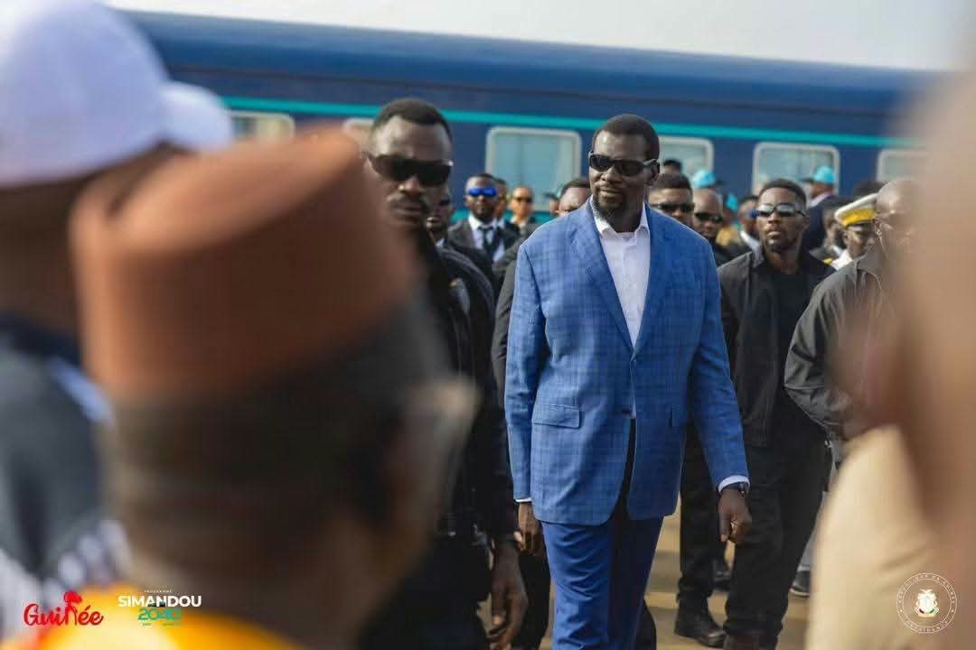 Guinée : le train passagers de Simandou 2040 inauguré à Moribaya