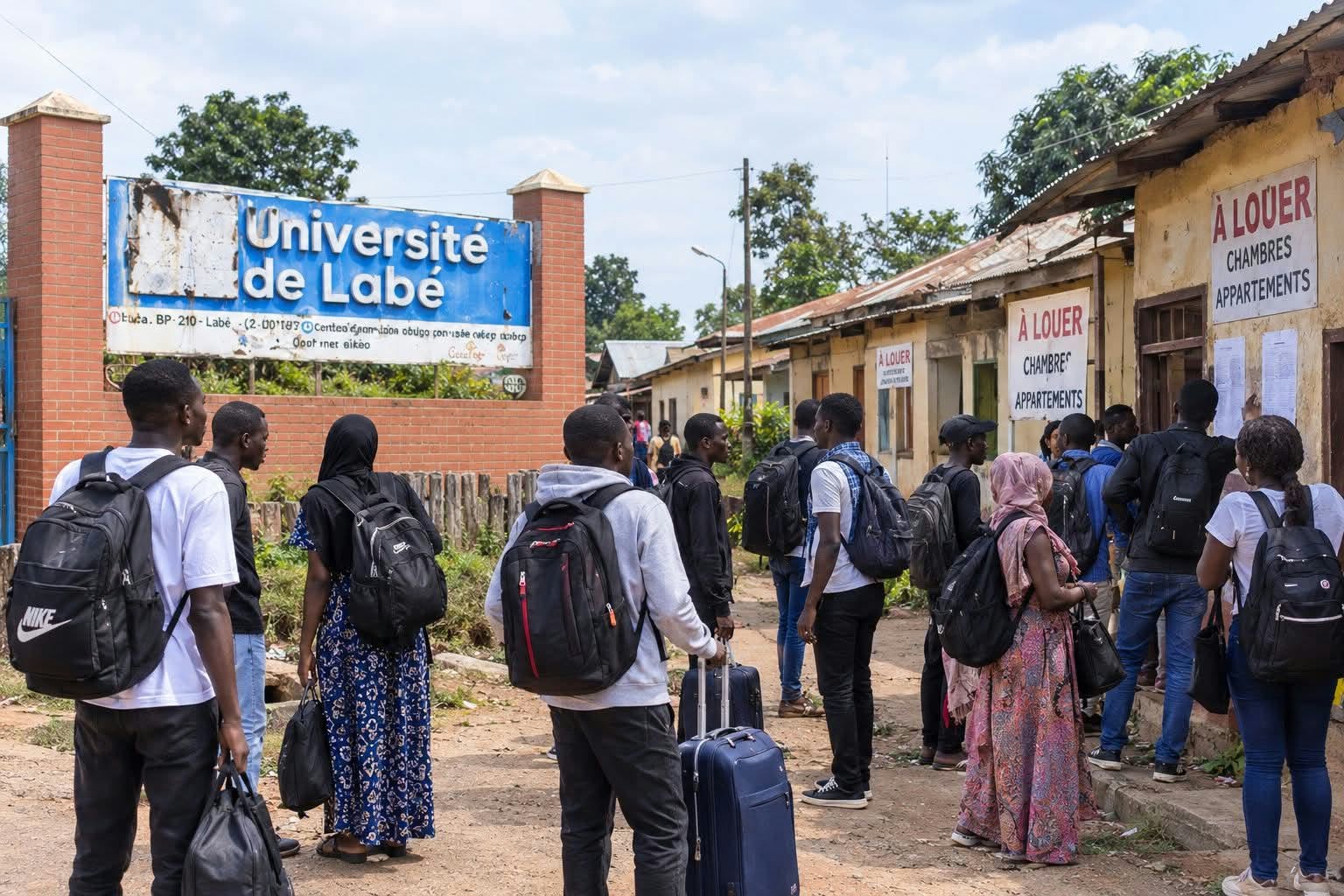 Labé : confrontés au manque de logements, les étudiants interpellent les autorités