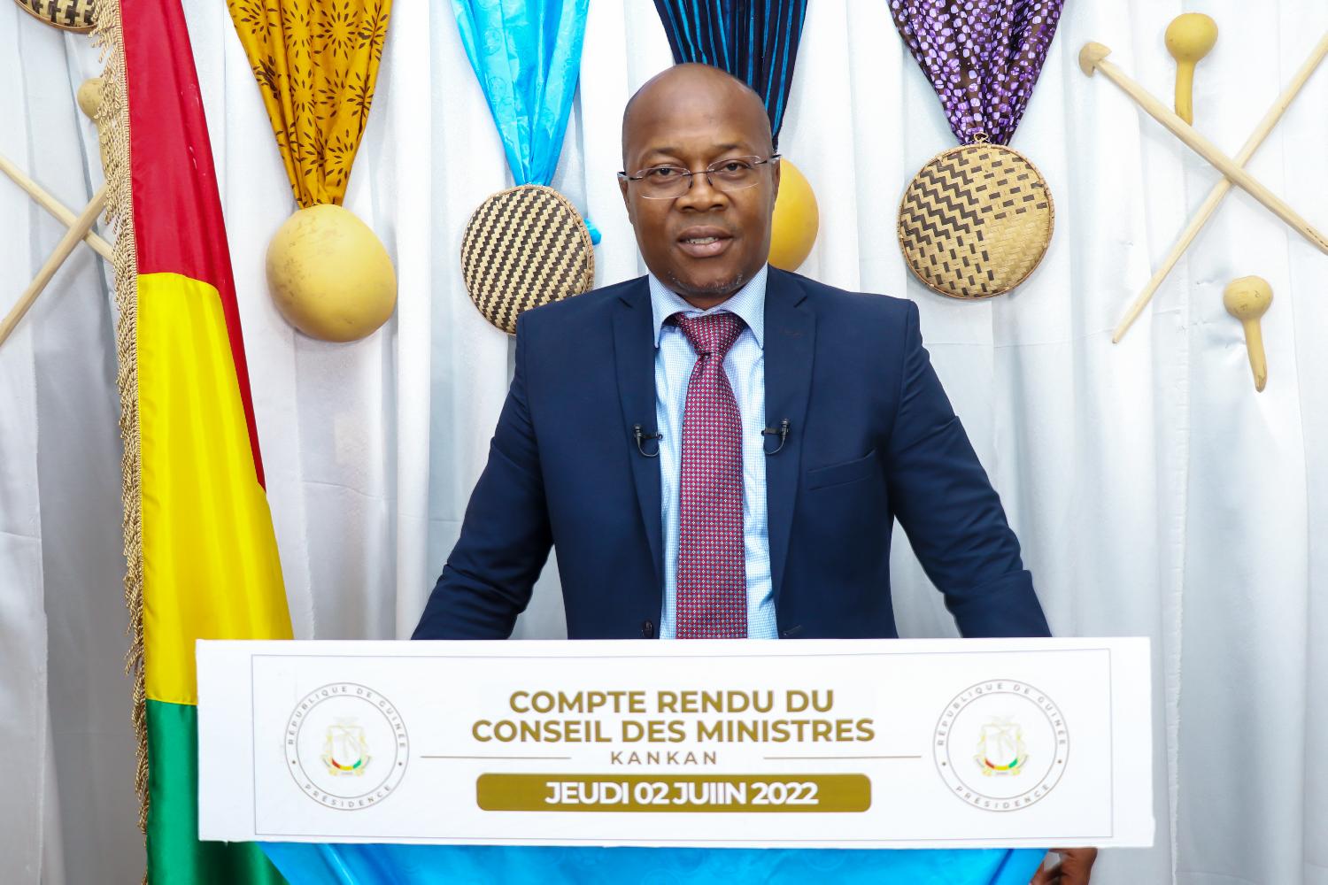 Kankan: Le chef de la junte demande de  renforcer davantage la solidarité au sein du Gouvernement  ( Conseil des Ministres)